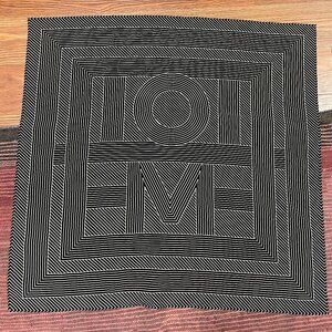 Toteme Signature monogram silk scarf